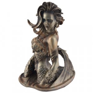 Statueta mitologica Sirena - Invitation 19cm - Img 1
