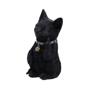 Statueta pisica neagra Metallicat 16.5cm - Img 2