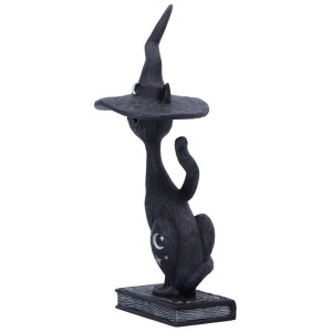 Statueta pisicuta neagra Enchant - decor gotic cu pisici si vraji, 17 cm - Img 2