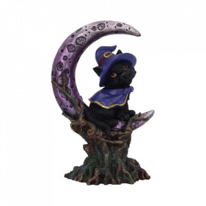 Statueta Pisicuta pe luna - Grimalkin18.5 cm