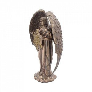Statueta rasina si bronz Arhanghelul Metatron 26 cm - Img 6