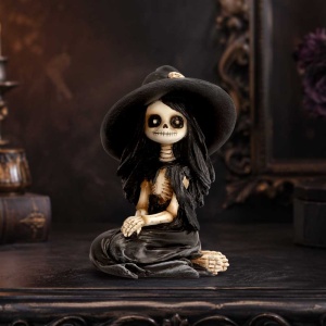 Statueta schelet Hexabelle, decor gothic fantasy 8.8 cm - Img 6