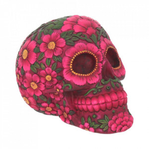 Statueta sugar skull Florile mortilor 14.5 cm - Img 1