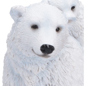 Statueta ursi polari Mama cu pui - Polar Guardian 8.6 cm - Img 5