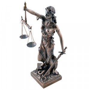 Statueta zeita dreptatii Justitia 33cm - Img 7