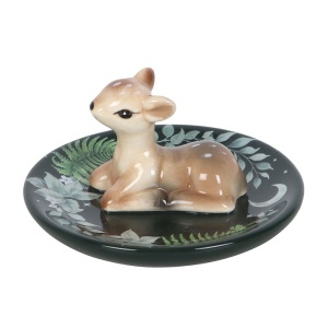 Tavita bijuterii/monede ceramica Fawn & Friends - Pui de Caprioara - Img 2
