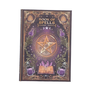 Agenda / Jurnal A5 cu coperti cartonate, Book of Spells 18 cm