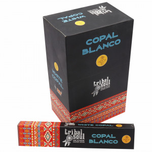 Betisoare de tamaie parfumate Tribal Soul - Copal Alb