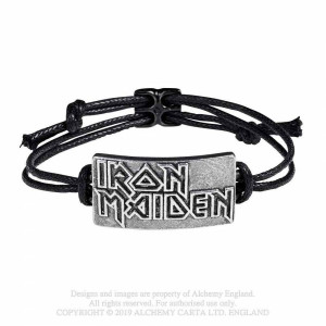 Bratara ajustabila snur Iron Maiden Logo