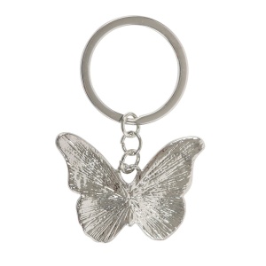 Breloc metalic White Butterfly - Img 3