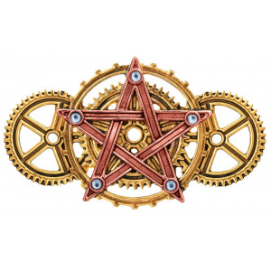 Brosa steampunk Pentagrama Penta Meridia