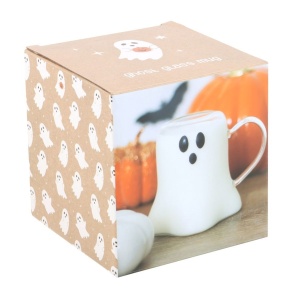 Cana 3d din sticla, in forma de fantoma, Casper 600 ml - Img 4