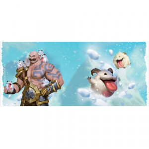 Cana ceramica licenta League of Legends - Braum & Poro 320ml - Img 4