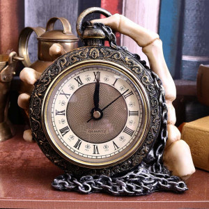 Ceas birou schelete Era Timpul! 14 cm - Img 6
