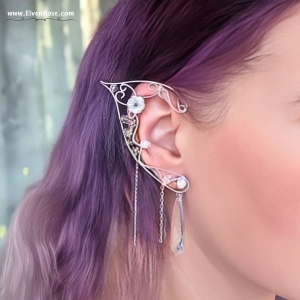 Cercel pe ureche lucrat manual – Ureche de Elf Elven Bride - Img 1