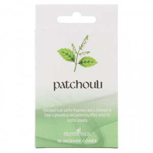 Conuri tamaie parfumata Elements - Patchouli