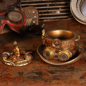 Cutie bijuterii steampunk Cogwork Hatter 14.5 cm - Img 8
