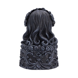 Cutie pentru bijuterii Flor de Muerte– decor gotic fantasy ( 12.4 cm ) - Img 2