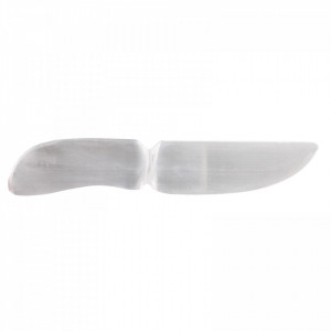Cutit ritualic din Selenit - Clasic 20cm - Img 2