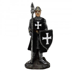 Figurina Cavaler Medieval Cruciat 7.5 cm - Img 2