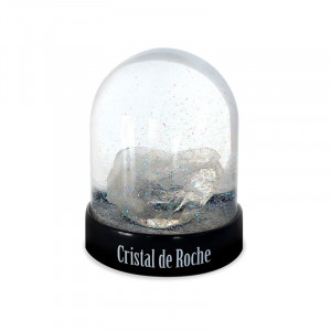 Glob de zapada cu cristal de Cristal de stanca (Quartz Transparent)