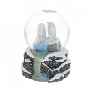Glob de zapada cu lup Razboinicii iernii Lisa Parker 14.5 cm - Img 1