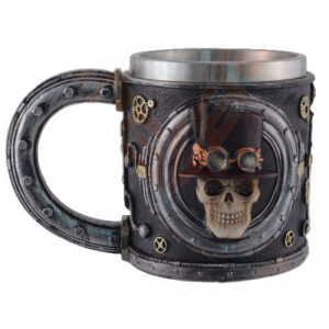 Halba Craniu Steampunk 14cm - Img 3
