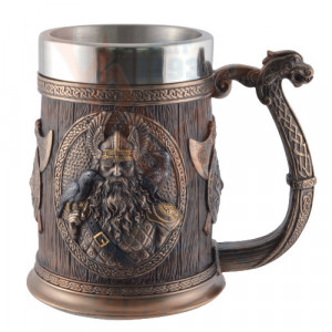 Halba viking Thor si Odin 17 cm