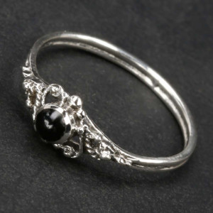 Inel argint Ornament Onix 2mm - Img 3