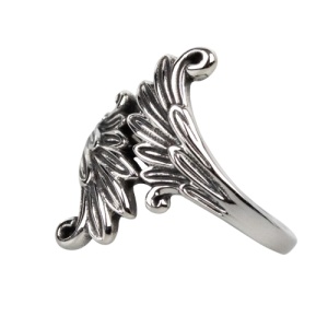 Inel Aripi de Lumina din inox etNox - Speranta si libertate - Img 3