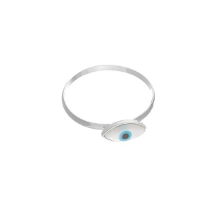 Inel din argint Ochiul Protector (Evil Eye)