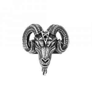 Inel gotic craniu Baphomet (N-Y)