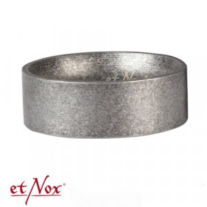 Inel otel inoxidabil cu aspect antichizat Metal 0.8 cm - Img 3