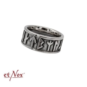 Inel Rune din inox etNox - Protectie si traditie nordica - Img 3
