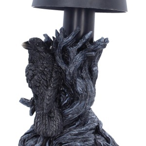 Lampa LED Corb Nevermore – decor gotic fantasy iluminat, 25 cm - Img 5