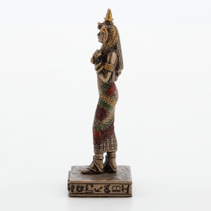Mini statueta mitologica zeita egipteana Hathor 9 cm - Img 2