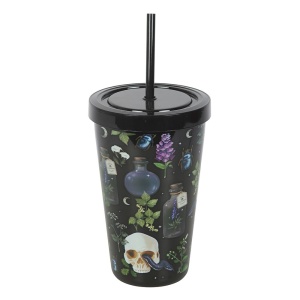 Pahar plastic cu pai Venin și Ramuri Peste Tot, capacitate 550ml - Img 2