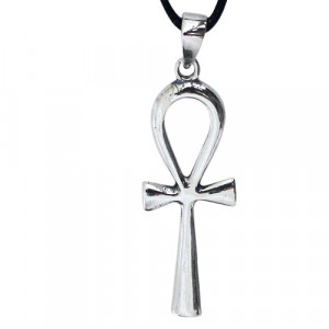 Pandantiv Ankh din argint 925 – talisman pentru protectie si prosperitate, 3.7 cm