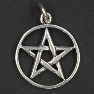 Pandantiv argint Pentagrama 3.2cm