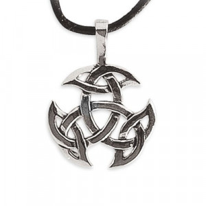 Pandantiv argint Triquetra K429 2.6cm - Img 1