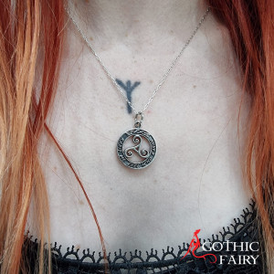 Pandantiv celtic din argint Triskelion - Iubeste-ma Asa Cum Te Iubesc Si Eu 2.2cm - Img 6