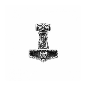 Pandantiv Ciocanul lui Thor (Mjolnir) din Otel Inoxidabil 304 – Talisman Protectie si Forta, 30 mm