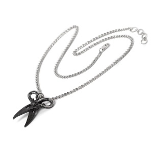 Pandantiv cu lantisor gotic corbi Alchemy England - Witches Shears - Img 2