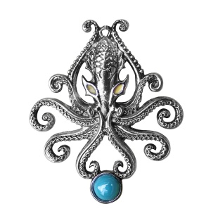 Pandantiv cu lantisor Kraken, Talisman pentru Reusite 4.5 cm