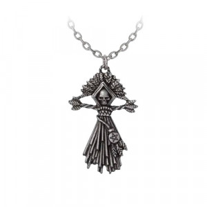 Pandantiv gotic cu lantisor Alchemy England - Corn Witch