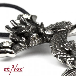 Pandantiv otel inoxidabil Dragon pe Cruce 7.4cm - Img 4