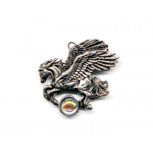 Pandantiv Pegasus, talisman pentru inspiratie, 3.5 cm - Img 1