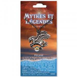 Pandantiv Pegasus, talisman pentru inspiratie, 3.5 cm - Img 2