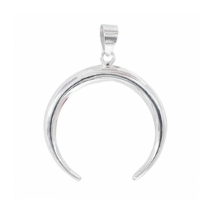 Pandantiv talisman din argint Semiluna Inversata 3.3 cm