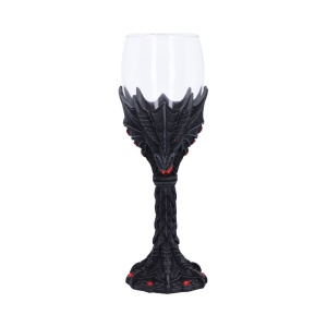 Pocal gotic cu dragon si cupa din sticla Nightflame - Img 3